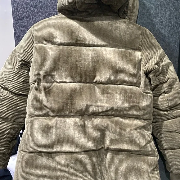 Sam Edelman Hooded corduroy Puffer Jacket XS - Picture 8 of 8